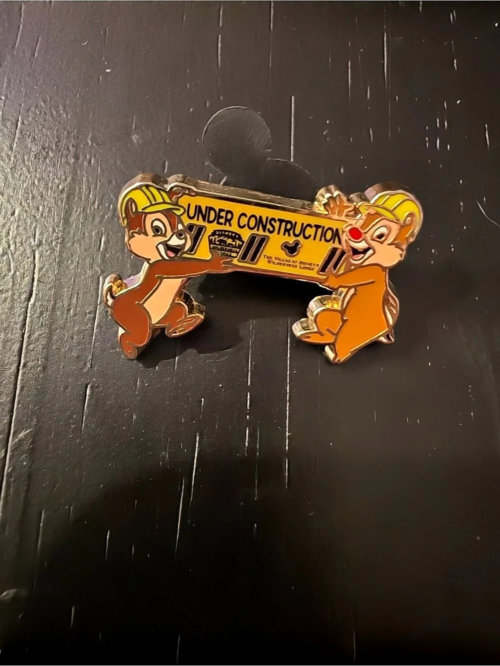 Disney Wilderness Lodge Under Construction Chip and Dale Pin Limited Release 201